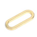 Flat Metal Oval Ring