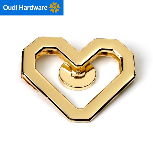 Heart Shape Hollowed Metal Insert Clip